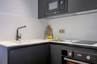 Una cocina o zona de cocina en Great flat in the center of Madrid-COMEND-3-I