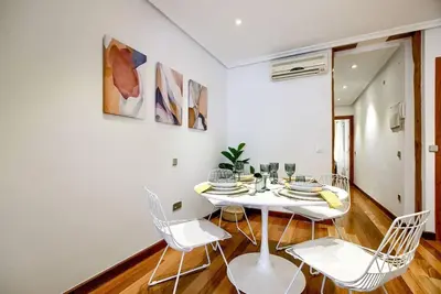 Zona de estar de Authentic apartment in Madrid-COMENDA-1-DE