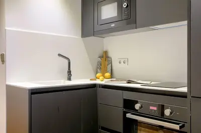 Una cocina o zona de cocina en Apartment in the center of Madrid-COMENDA-1-I