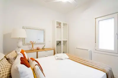 Cama o camas de una habitación en Avenida America Apartment-DAG2