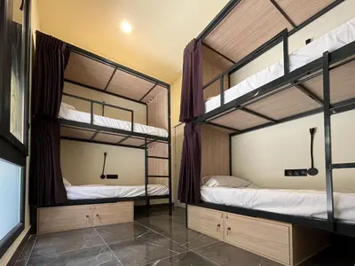 Cama o camas de una habitación en Multi Hostel Lavapies