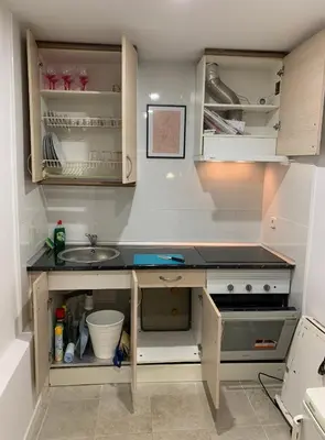 Una cocina o zona de cocina en Lavapiés