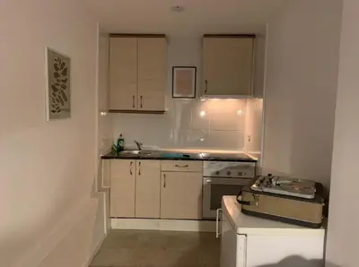 Una cocina o zona de cocina en Lavapiés