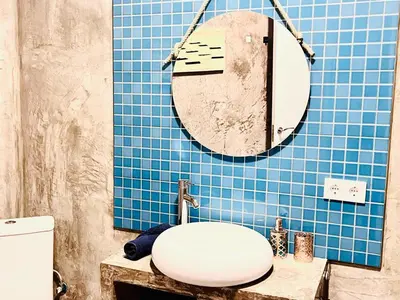 Un baño de Moderno apartamento 2habitaciones Avda América