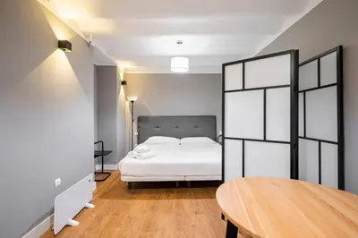 Cama o camas de una habitación en Chamberi - Quiet flat, ideal for families CAS