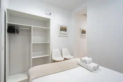 Cama o camas de una habitación en Apartamento acogedor y cómodo GUAD-C