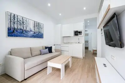 Una cocina o zona de cocina en Apartamento acogedor y cómodo GUAD-C