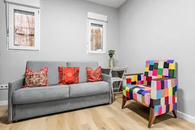 Zona de estar de GuestReady - Cozy nest in Madrid