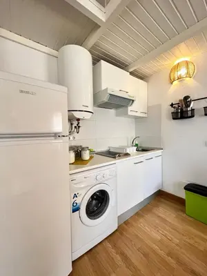 Una cocina o zona de cocina en Duplex Exterior Temporal