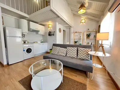 Una cocina o zona de cocina en Duplex Exterior Temporal