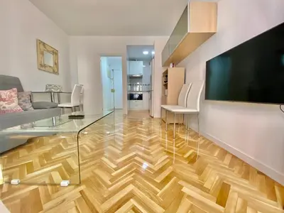 Una cocina o zona de cocina en Gran Vía V - En pleno centro de Madrid