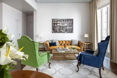 Zona de estar de URSO Hotel & Spa, a Small Luxury Hotel of the World