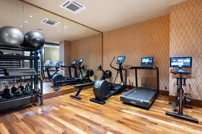 Gimnasio o instalaciones de fitness de URSO Hotel & Spa, a Small Luxury Hotel of the World