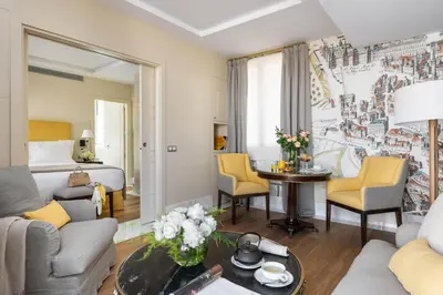 Zona de estar de URSO Hotel & Spa, a Small Luxury Hotel of the World