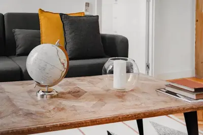 Zona de estar de Stylish private flat San Miguel