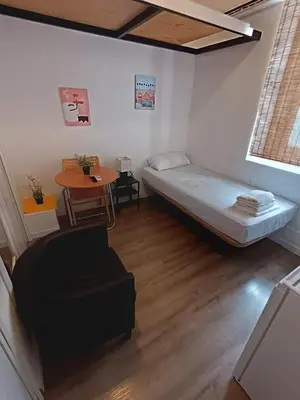 Cama o camas de una habitación en Alanta Apartments