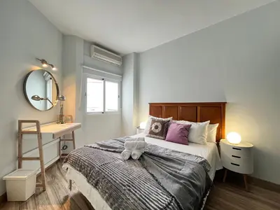 Cama o camas de una habitación en Exclusivo Maria de Molina Temporal