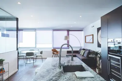 Una cocina o zona de cocina en Apartamento Plaza España Calle Princesa