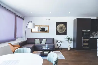 Una cocina o zona de cocina en Apartamento Plaza España Calle Princesa