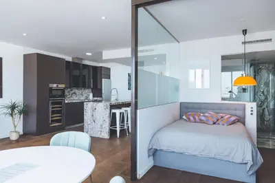 Una cocina o zona de cocina en Apartamento Plaza España Calle Princesa