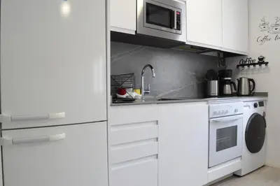 Una cocina o zona de cocina en Bonito Apartamento Madrid Rio