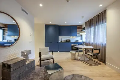 Zona de estar de AmazINN Stay Madrid Palacio Real