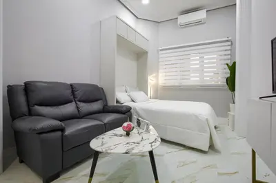 Zona de estar de Lovely Apartment in Gran Via Madrid