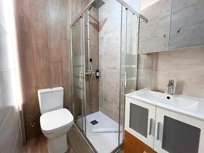 Un baño de Vibrant Madrid - Apartamento en pleno centro, AC