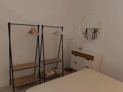Cama o camas de una habitación en Nice apartment in Calle Hortaleza 96