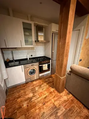 Una cocina o zona de cocina en Casa céntrica, en barrio bohemio