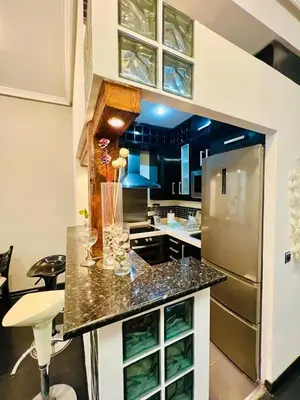 Una cocina o zona de cocina en Apartamento en centro de Madrid