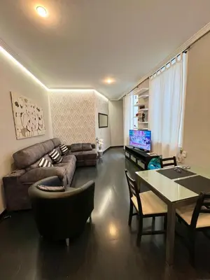 Zona de estar de Apartamento en centro de Madrid