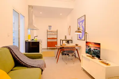 Zona de estar de For You Rentals Encantadora vivienda de dos dormitorios en el Centro de Madrid Temporal REL100
