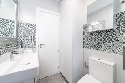 Un baño de Piso Madrid Centro 5 min andando Gran Vía