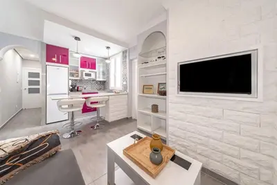 Una cocina o zona de cocina en Piso Madrid Centro 5 min andando Gran Vía