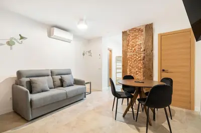 Zona de estar de Nice flat in Lavapiés at street level S23A