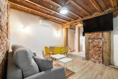 Zona de estar de Nice flat in Lavapiés at street level S23B