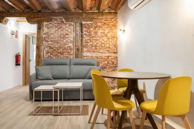 Zona de estar de Nice flat in Lavapiés at street level S23B