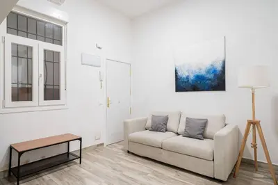 Zona de estar de Nice apartment in Chamberí PON23
