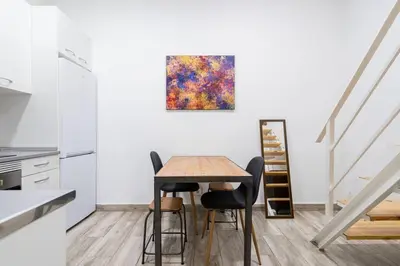 Una cocina o zona de cocina en Nice apartment in Chamberí PON23