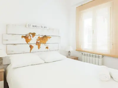 Cama o camas de una habitación en El Hogar de Mercedes