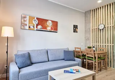 Zona de estar de Apartamentos Manzanares 'Madrid Rio'