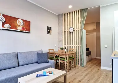 Zona de estar de Apartamentos Manzanares 'Madrid Rio'