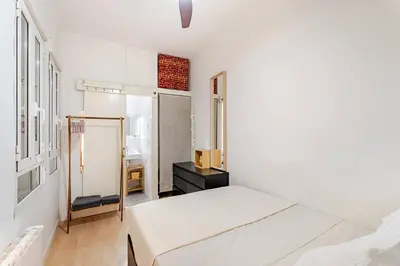Cama o camas de una habitación en Apartamento con encanto en Malasaña