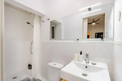 Un baño de Apartamento con encanto en Malasaña