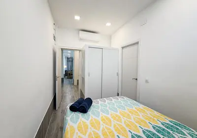 Cama o camas de una habitación en Apartamento Altimiras 'Las Ventas'