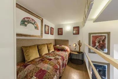 Cama o camas de una habitación en Waou Gran Via VI - Alquiler Corta Duración