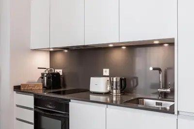 Una cocina o zona de cocina en Waou Modern Loft I Centre