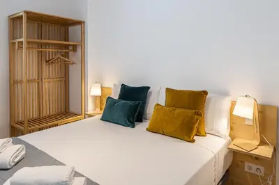 Cama o camas de una habitación en Waou Modern Loft I Centre