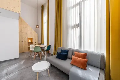 Zona de estar de Waou Modern Loft I Centre